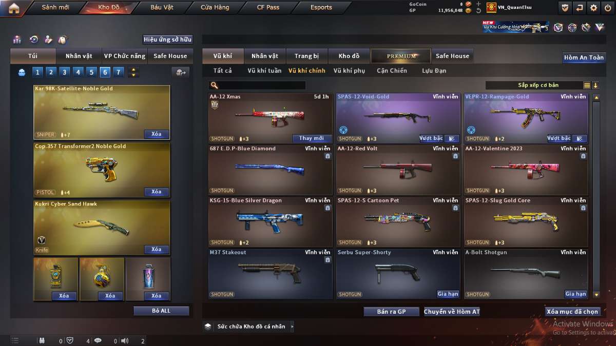 shop acc cf uy tin gia re